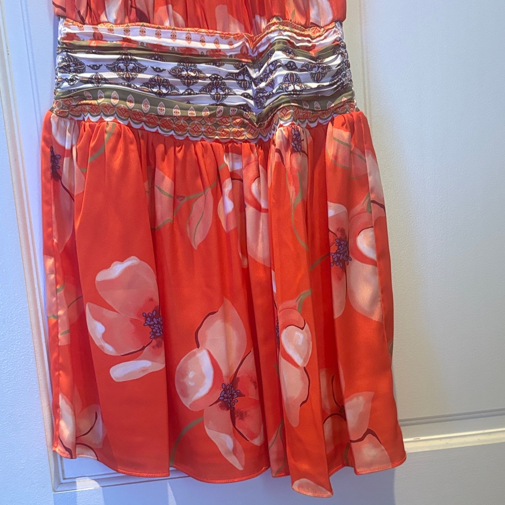 Ramy Brook Rafi Floral Halter Mini Dress NWTS - Picture 5 of 14